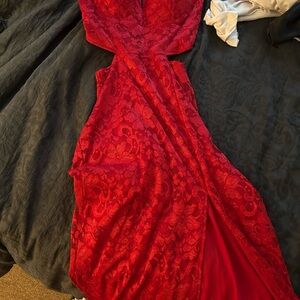 Honey and Rosie Vibrant Red Dress